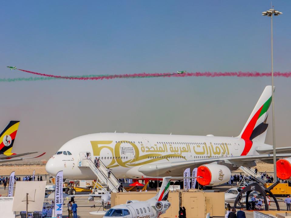 Emirates Airbus A380 Refurbished Tour — Dubai Airshow Trip 2021