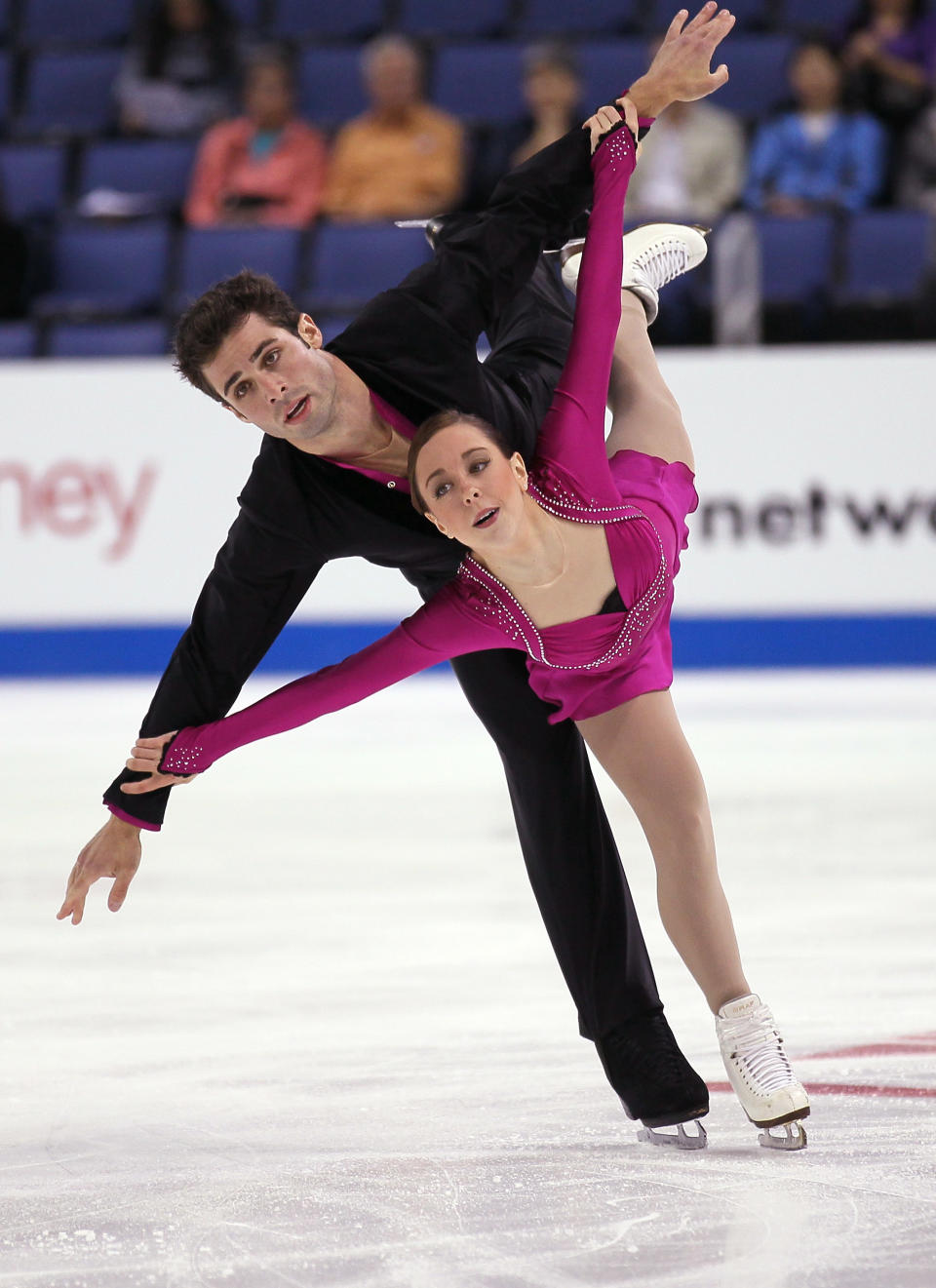 ONTARIO, CA - OCTOBER 23: Mary Beth Marley and Rockne Brubaker perform in Pairs Free Skating during Hilton HHonors Skate America at Citizens Business Bank Arena on October 23, 2011 in Ontario, California. (Photo by Stephen Dunn/Getty Images)