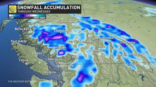 B.C. snowfall map May 21