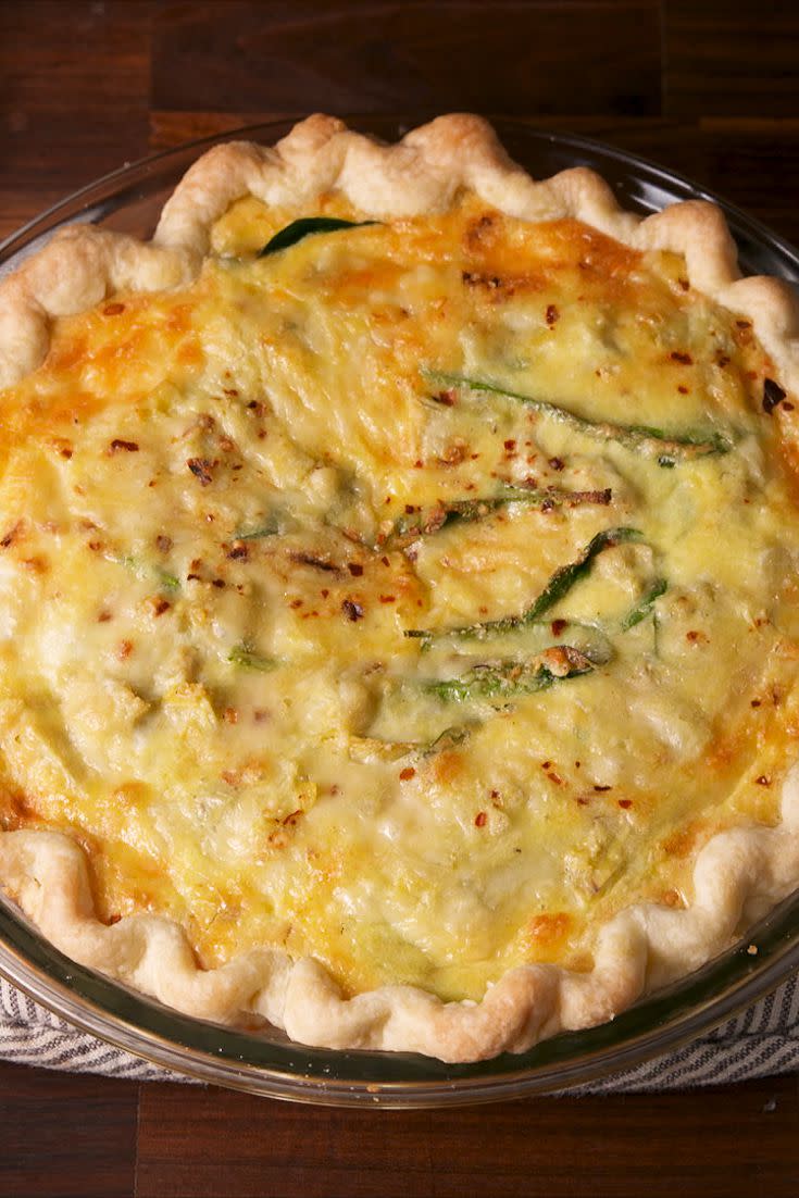 Spinach and Artichoke Quiche