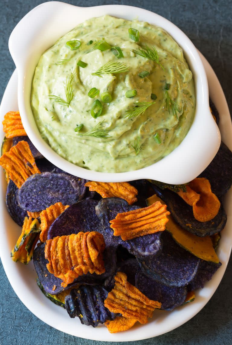 Creamy Avocado Ranch Dip