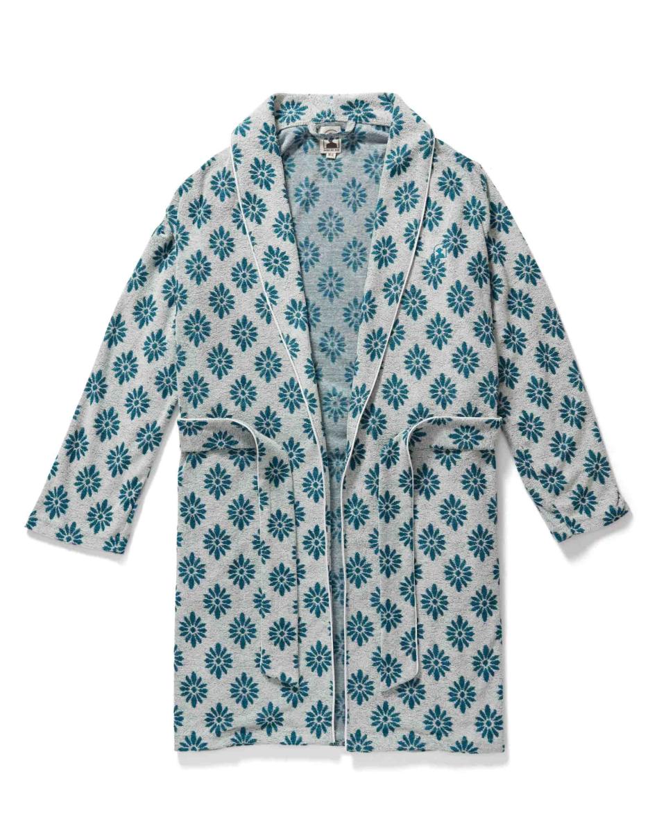 10) The Tropez Terry Cloth Robe - Gardenia