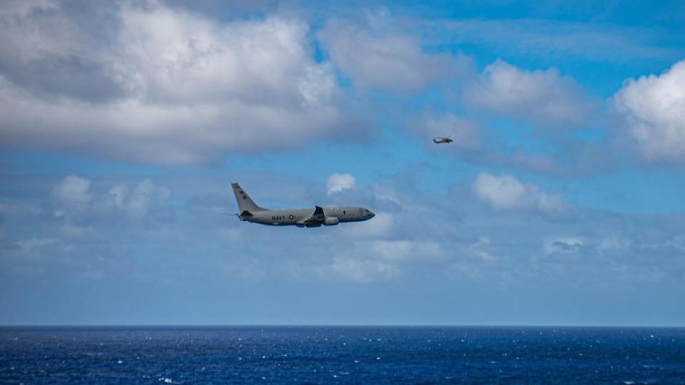 美軍現役P-8A「海神」海上偵察機。（圖／翻攝自第七艦隊）