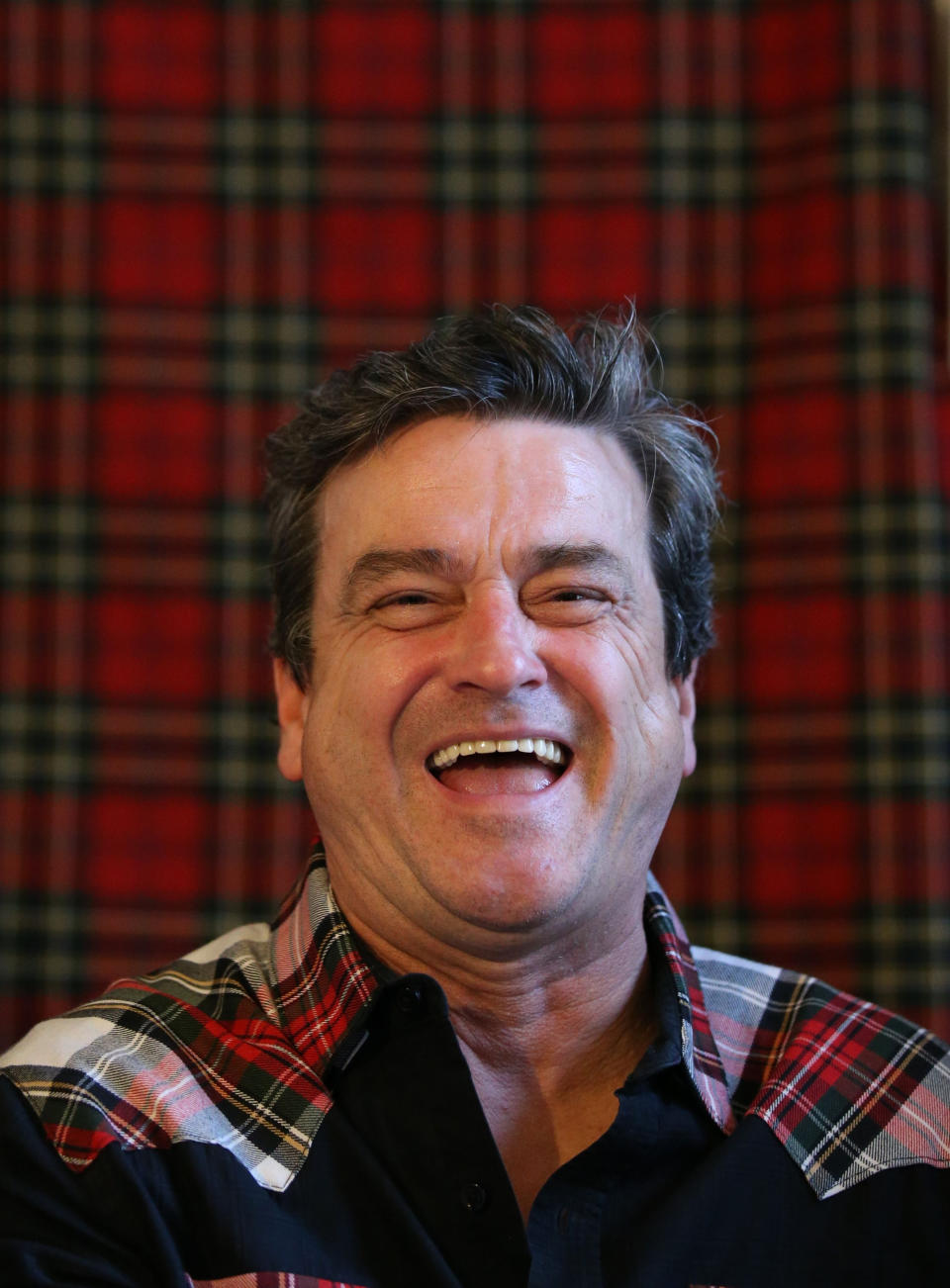 File photo dated 22/09/15 of Bay City Roller Les McKeown during the announcement of the band's reunion at Central Hotel in Glasgow. Bay City Rollers singer Les McKeown has died at the age of 65. Issue date: Thursday April 22, 2021.