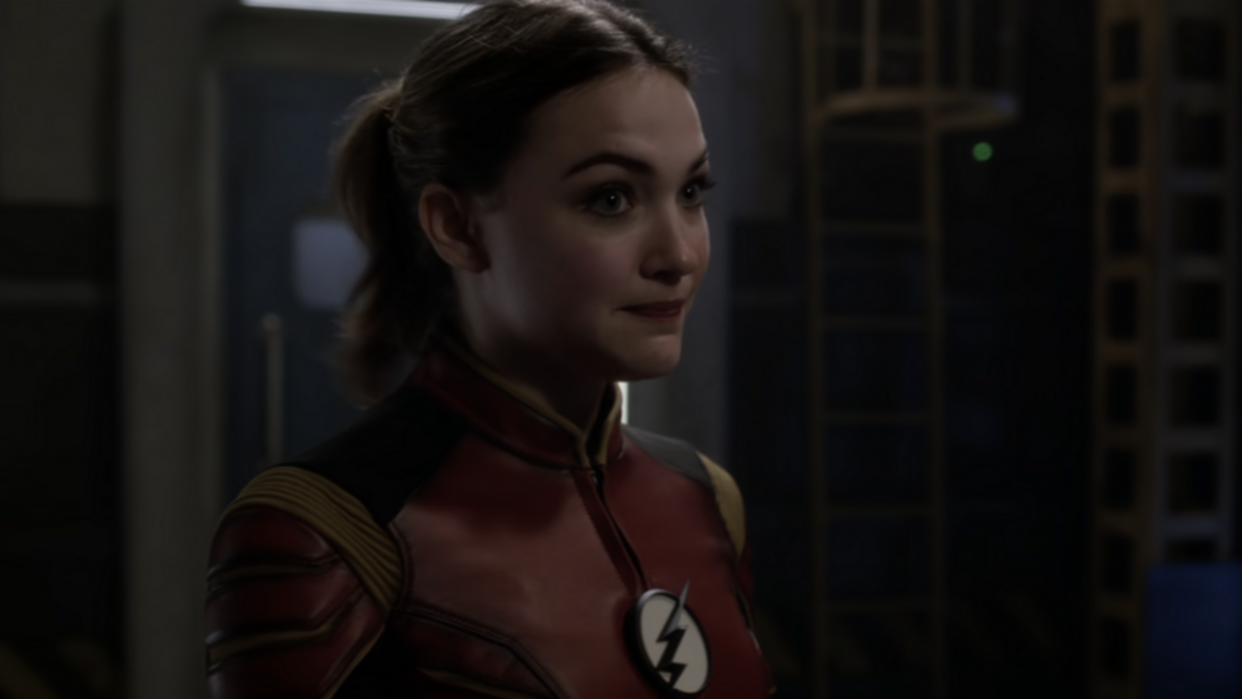  Violett Beane as Jesse Quick in The Flash Season 3. 