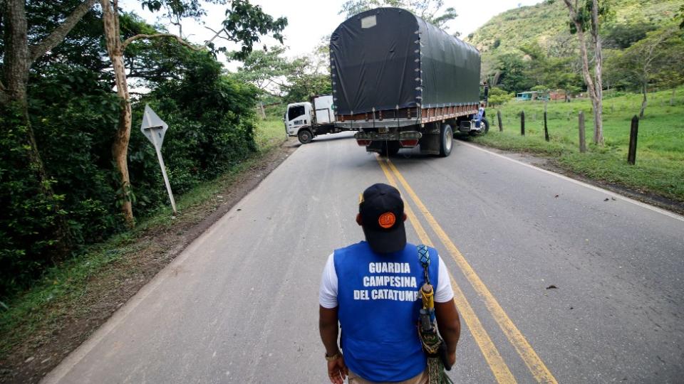 Protesta en Colombia