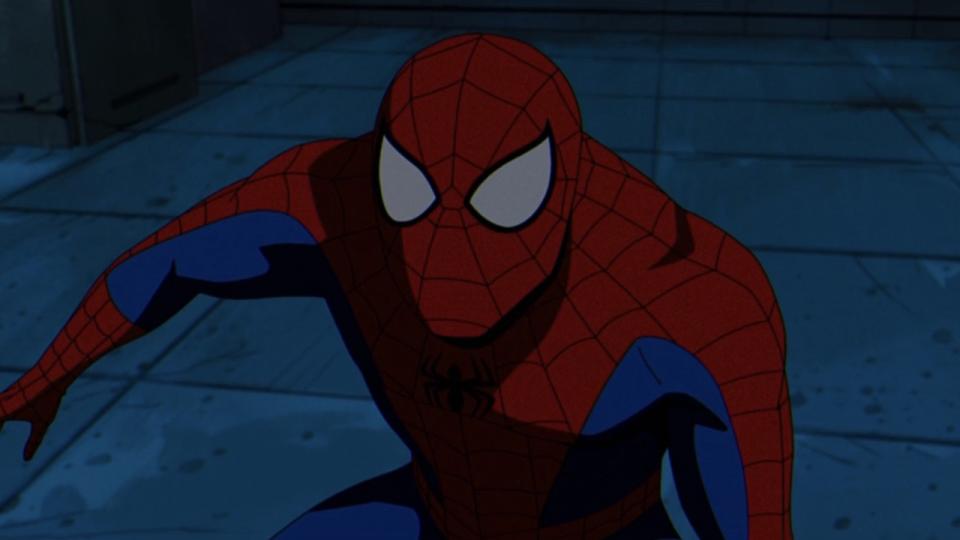 Spider-Man in X-Men '97 looking at power being knocked out