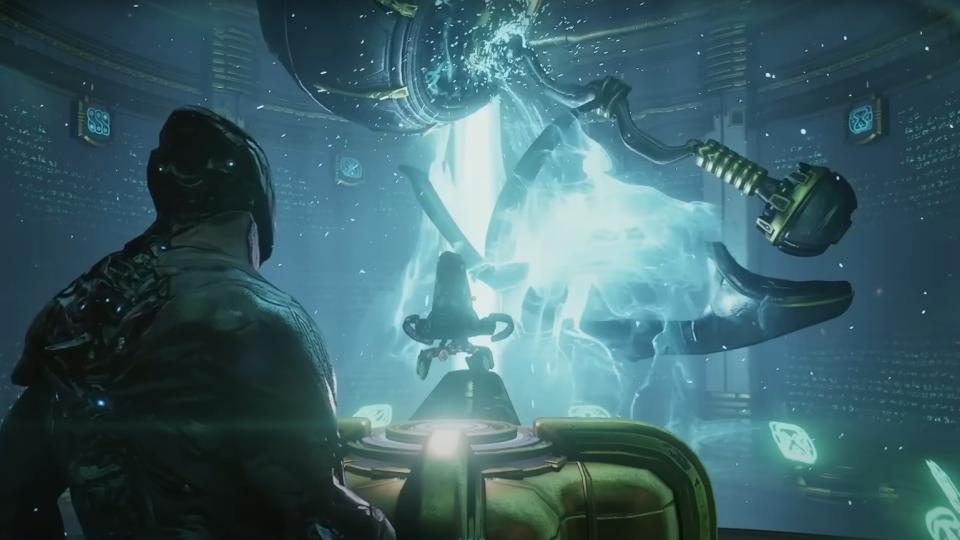 Loid guides the Tenno through the lab