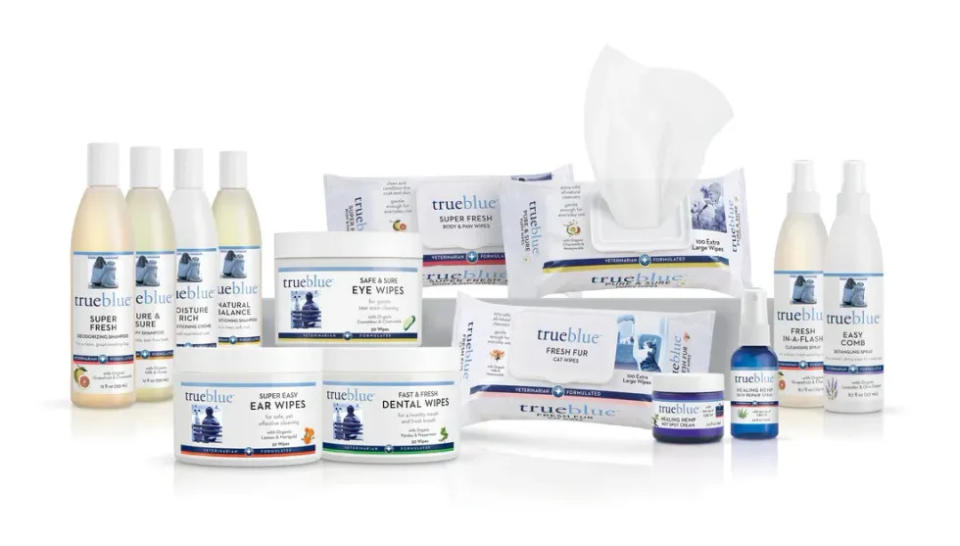 TrueBlue Bundle: Easy Comb Detangling Spray + Fast and Fresh Dental Wipes + Super Easy Ear Wipes