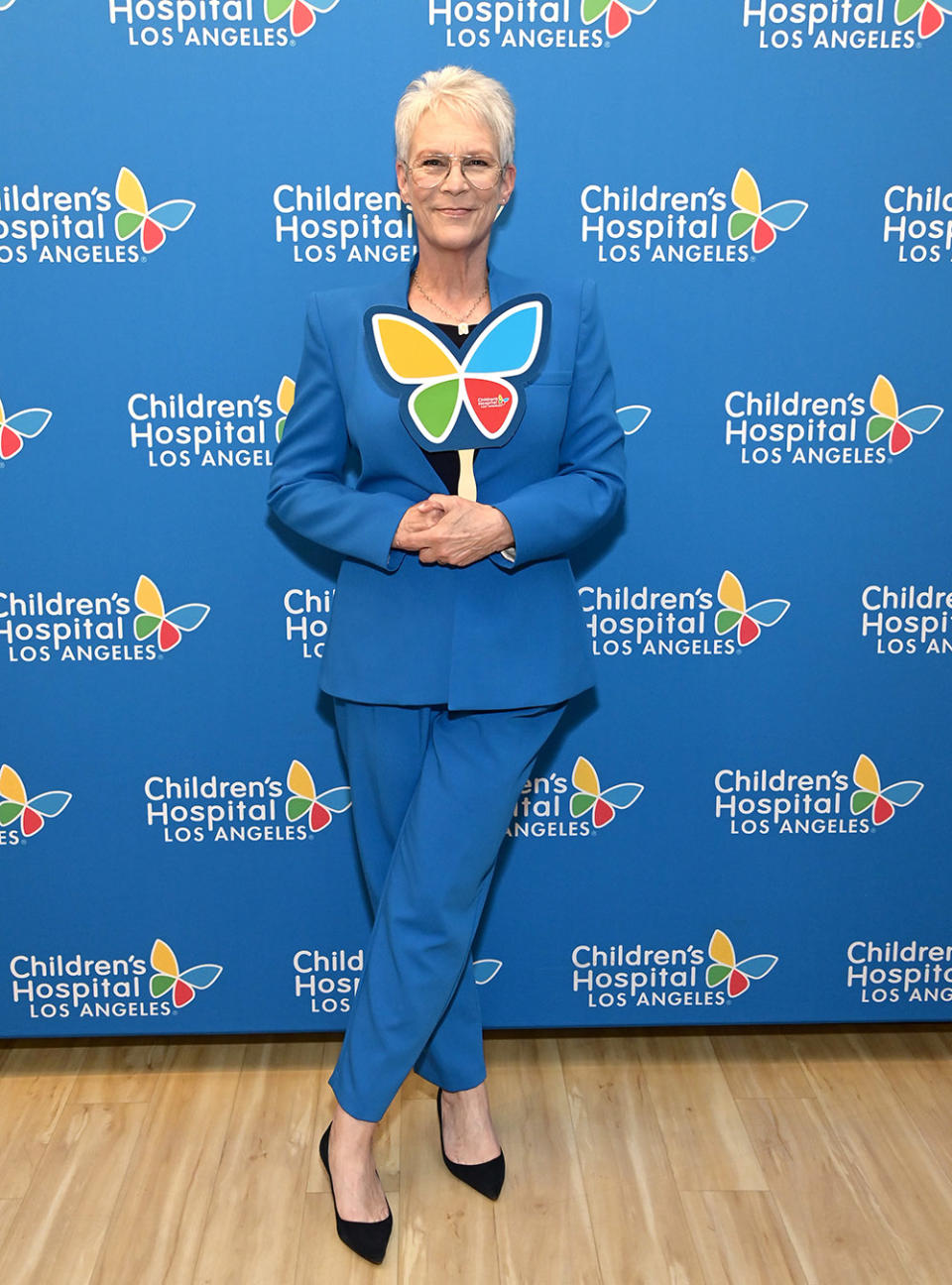 Jamie Lee Curtis attends the 8th Annual Children's Hospital Los Angeles Make March Matter Kick-Off on March 01, 2023 in Los Angeles, California.
