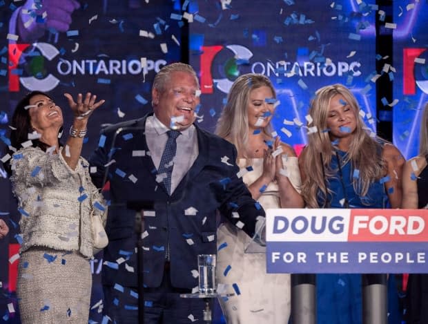 Under Doug Ford, the Ontario PCs won a majority government in the 2018 provincial election, with the Ontario New Democrats forming the official opposition.