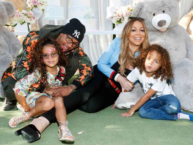 Mariah Carey and Nick Cannon Were Twinning with Monroe and Moroccan at  Kids' Choice Awards