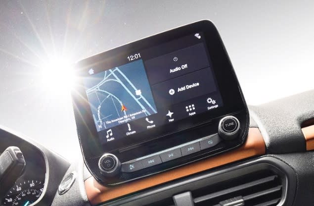 2018 Ford EcoSport infotainment system photo