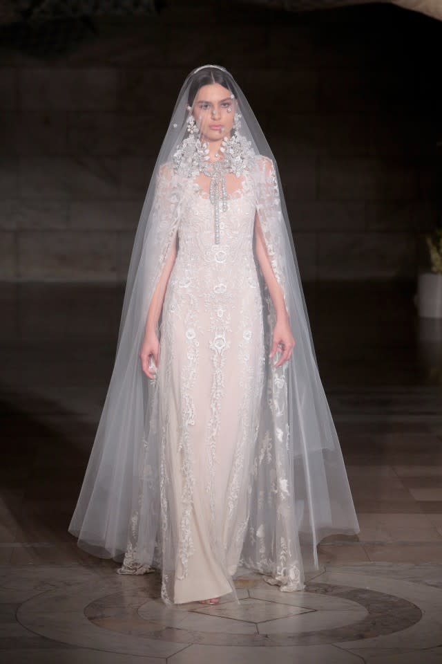 Discover the biggest wedding dress trends from bridal week.