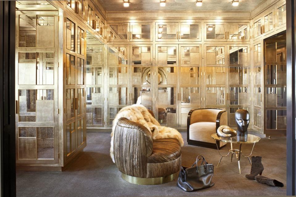 A luxurious dressing room in a Bellagio Residence