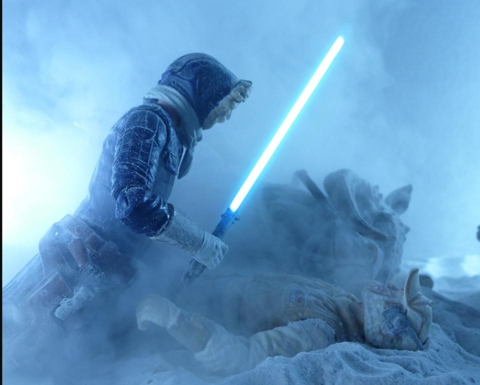 Han Solo, Luke Skywalker and one smelly tauntaun (Photo: Hasbro/@red_dog_5 aka Paul Tresadern)