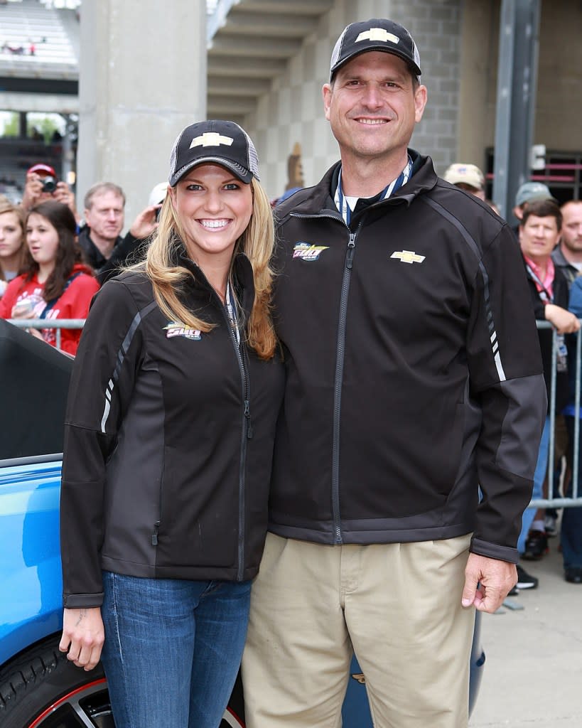 Los Angeles Chargers Coach Jim Harbaugh and Wife Sarah Feuerborn Harbaugh's Relationship Timeline 