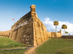 The Castillo de San Marcos stands as a testament to the resilience of the nation’s oldest city. St. Augustine, Florida.