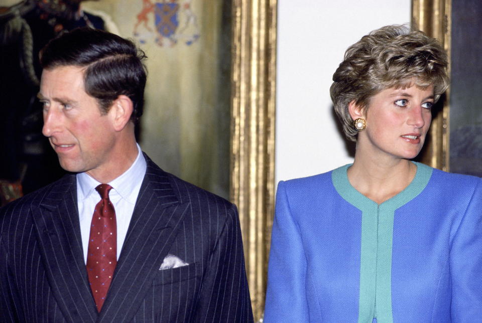 OTTAWA, CANADA - OCTOBER 29:  The Prince And Princess Of Wales During A Visit To Ottawa In Canada  (Photo by Tim Graham Photo Library via Getty Images)