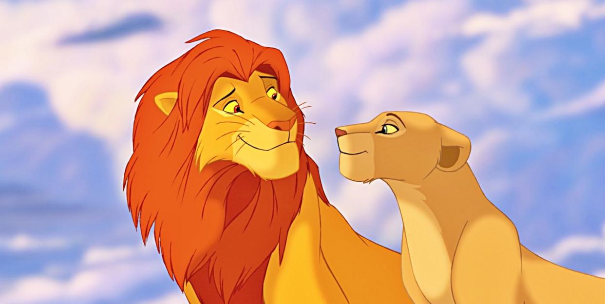 simba and nala in the lion king