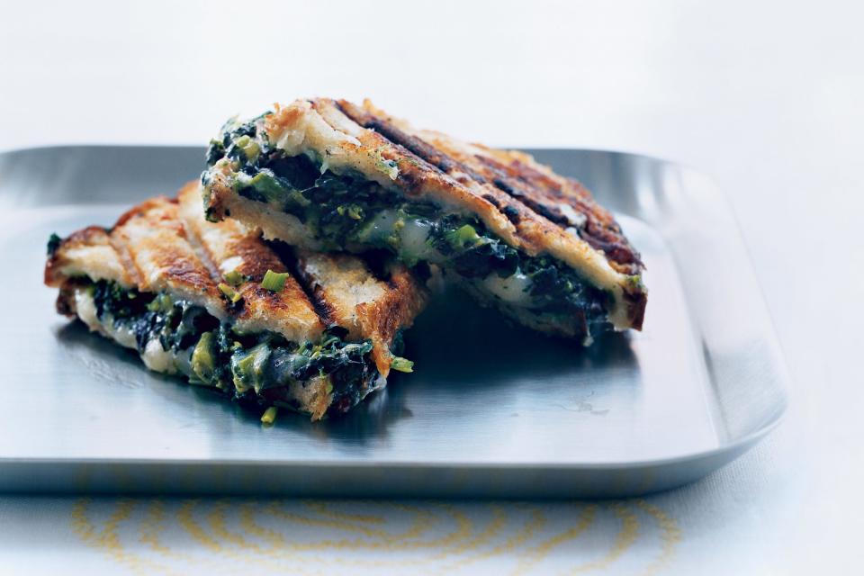 Provolone and Broccoli Rabe Panini