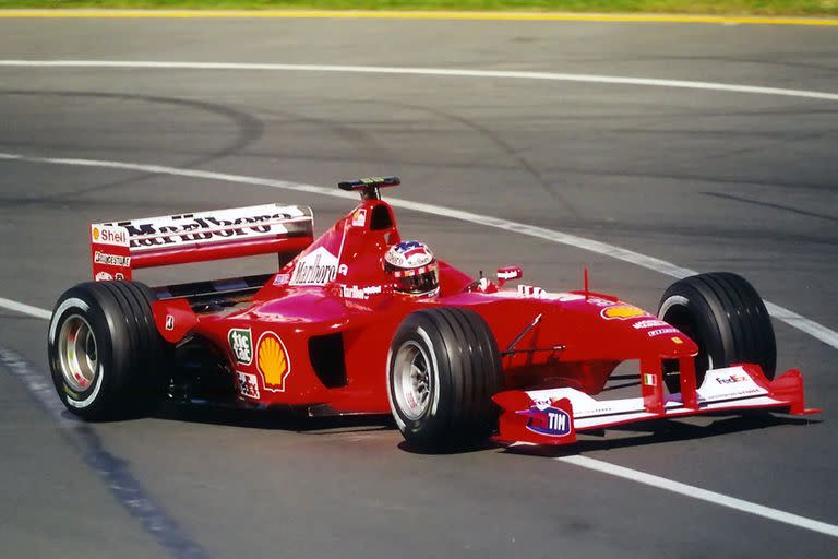 La Ferrari F1-2000 de Schumacher comenzará a ser subastada a partir de la próxima semana