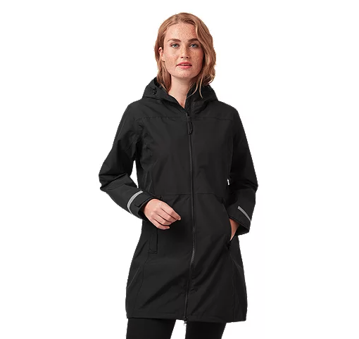Helly Hansen Lisburn raincoat for women.  Image via Sport Chek.