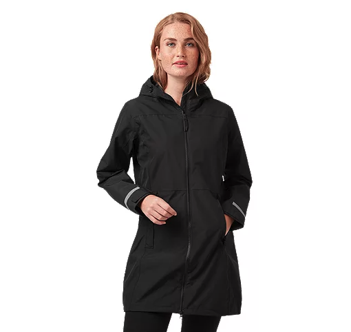 Helly Hansen Women's Lisburn Rain Coat. Image via Sport Chek.