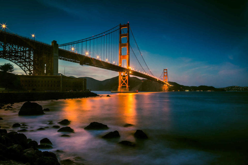 5. The Golden Gate Bridge, San Francisco, California