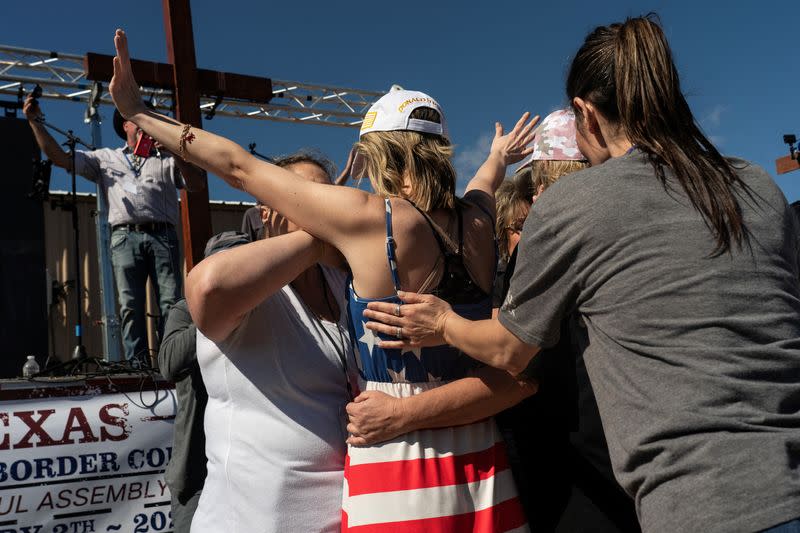 'Take Back Our Border' trucker convoy hosts rally in Quemado, Texas