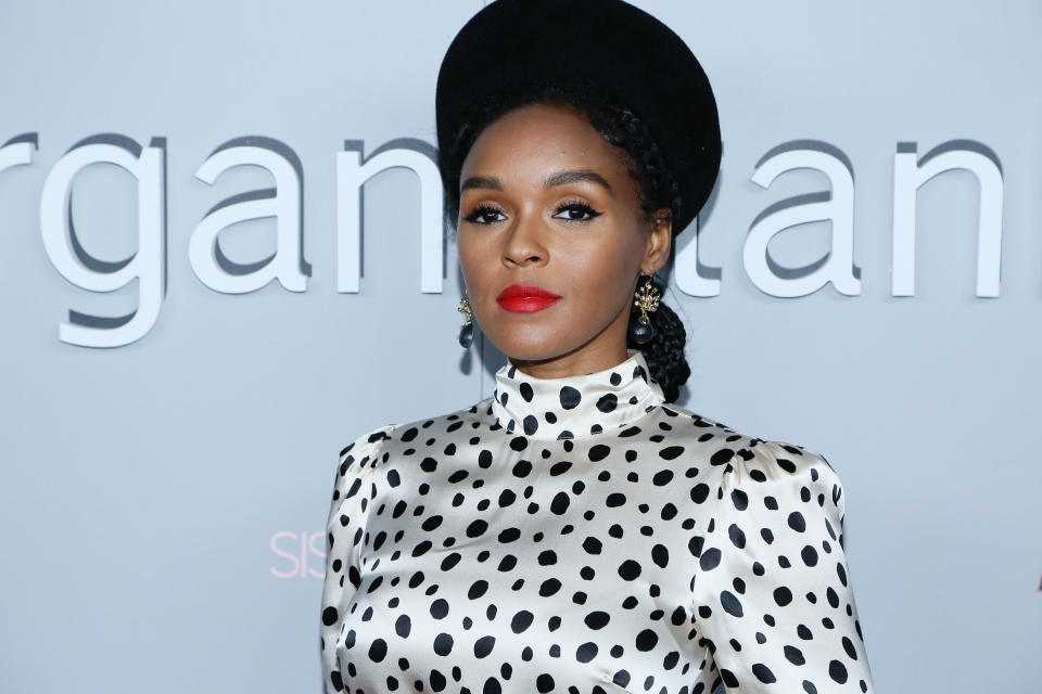 LOS ANGELES, CALIFORNIA - FEBRUARY 05: Janelle Monáe attends Alfre Woodard's 11th Annual Sistahs' Soirée at The Private Residence of Jonas Tahlin, CEO of Absolut Elyx on February 05, 2020 in Los Angeles, California. (Photo by Gabriel Olsen/Getty Images for Absolut Elyx)