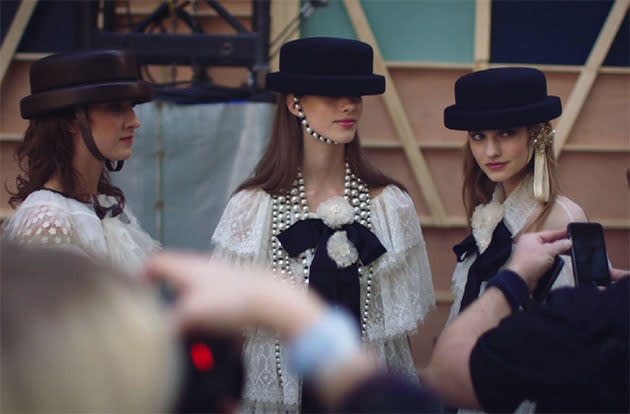 What Really Goes On Behind The Scenes At A Chanel Fashion Show.