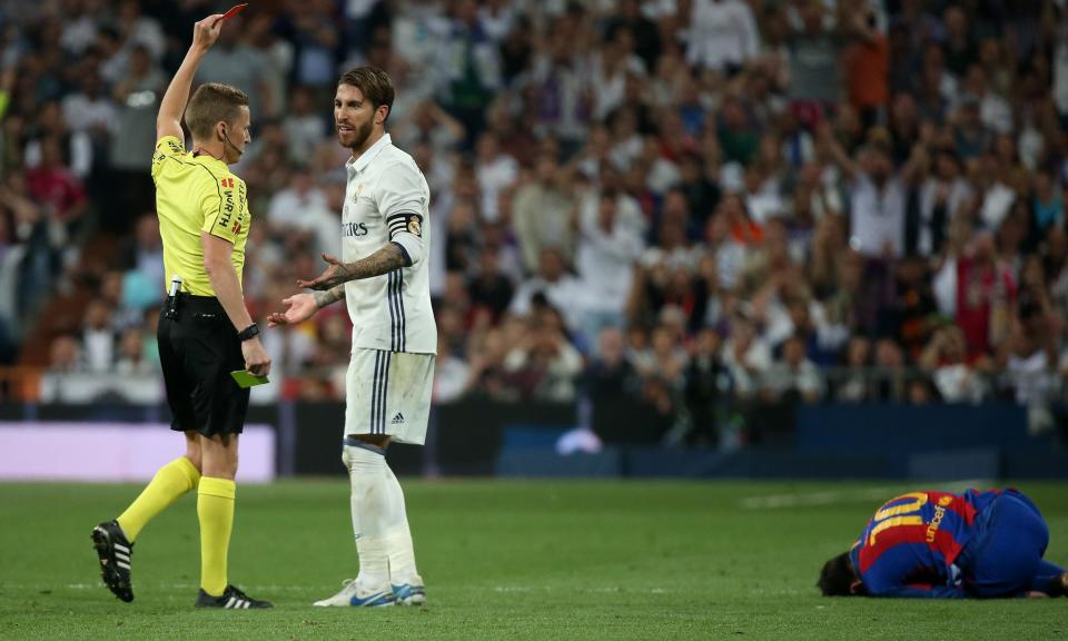 Sergio Ramos and his 22 Real Madrid red cards: a retrospective