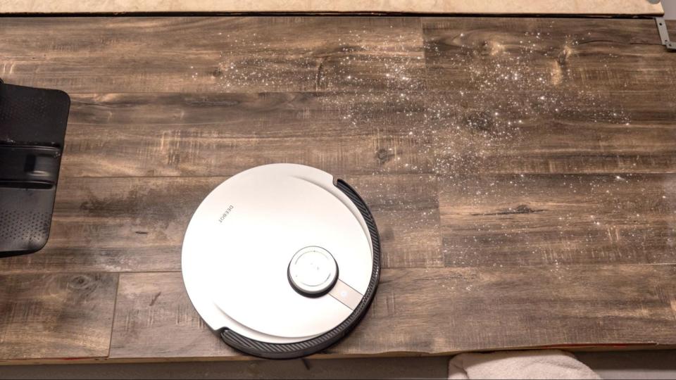 The Ecovacs Deebot X1 Omni excelled at mopping and vacuuming.