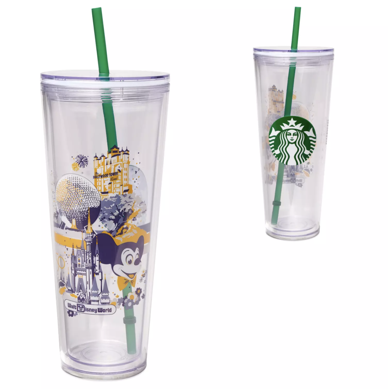 Walt Disney World Starbucks Tumbler with Straw