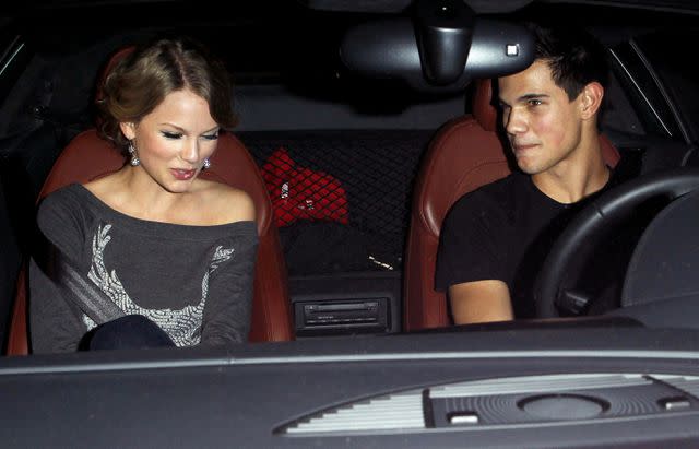 <p>Jean Baptiste Lacroix/WireImage</p> Taylor Swift and Taylor Lautner in October 2009