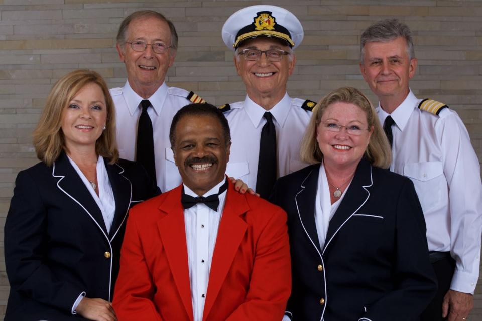 The Love Boat crew on board the Sky Princess