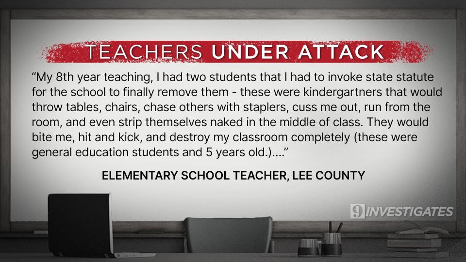 9 Investigates gathered comments from teachers across Central Florida.