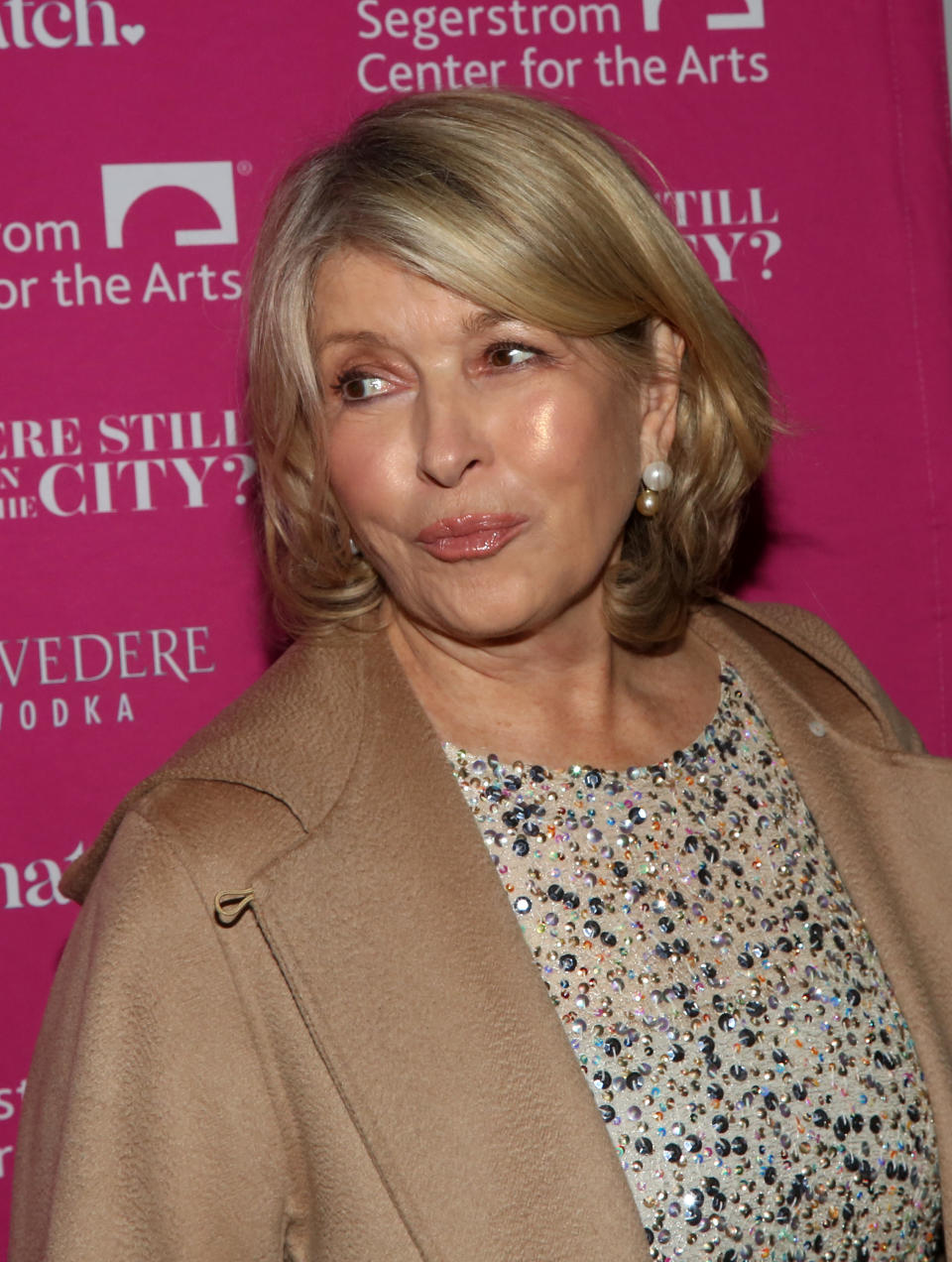 Closeup of Martha Stewart