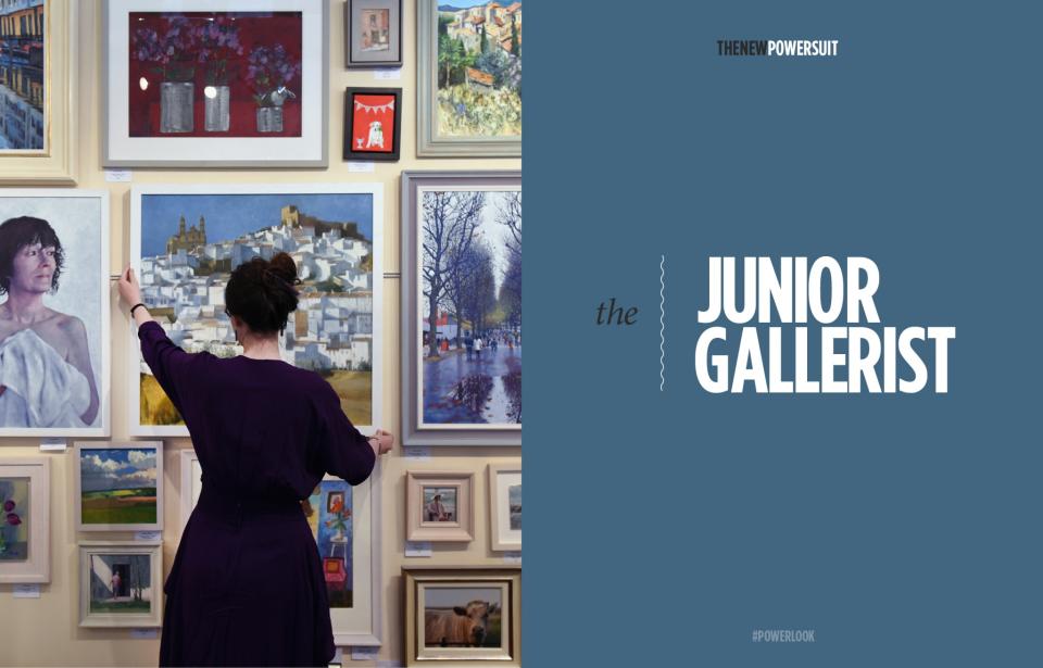 The junior gallerist