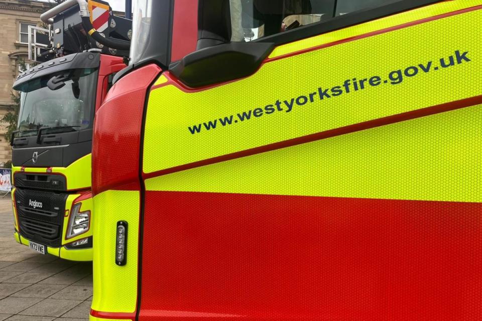 West Yorkshire Fire and Rescue Service attended the scene where a male had been struck by a train. i(Image: Newsquest)/i