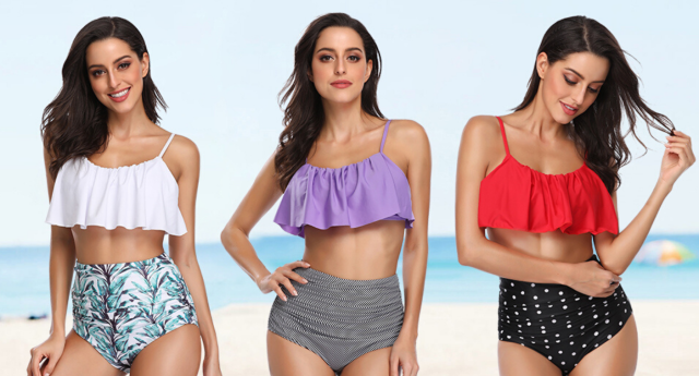 20+ High Waisted Bikinis You'll Never Take Off This Summer