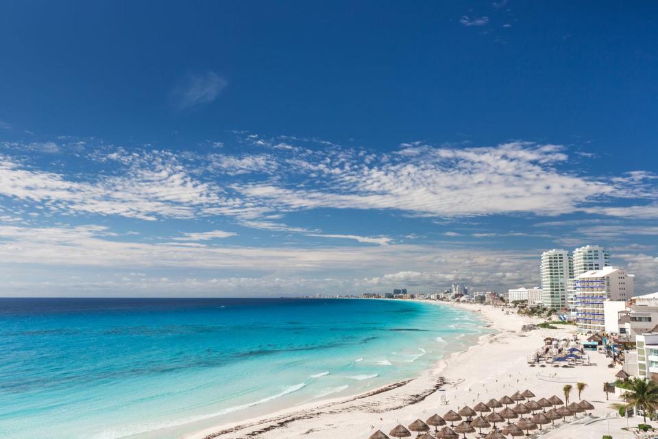 7) Cancun, Mexico