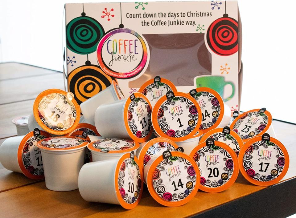 Pods from Coffee Junkie Advent Calendar-Single Serve Cup
