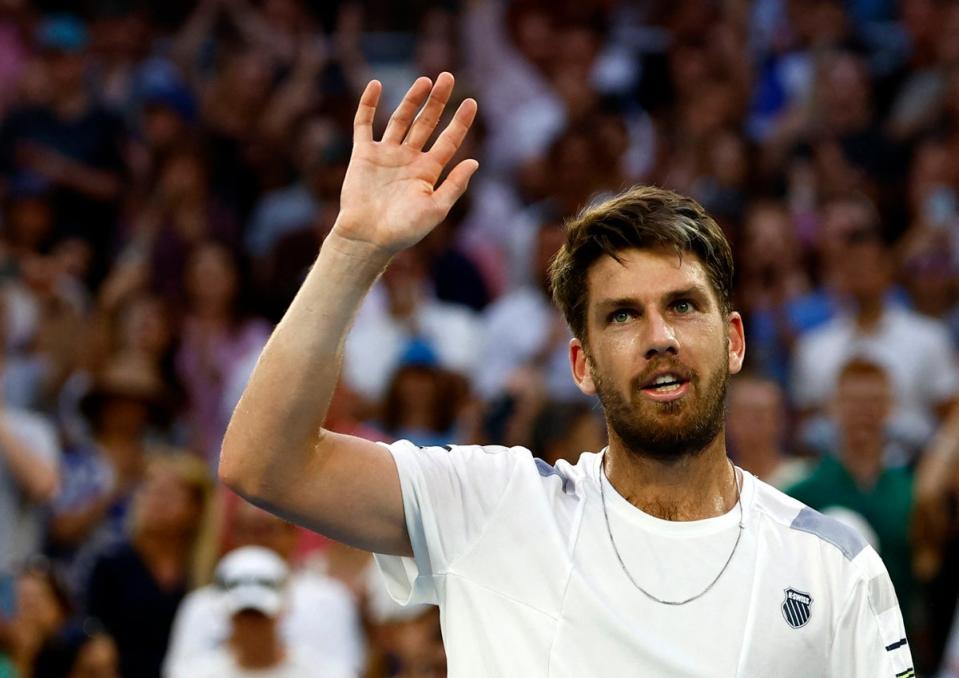 Norrie is through to the Australian Open fourth round for the first time (REUTERS)