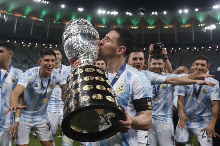 Lionel Messi conquistó su primer título con la Selección Argentina