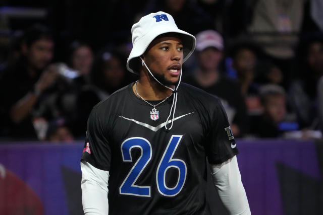 Giants' Saquon Barkley dazzles in dodgeball at Pro Bowl Games