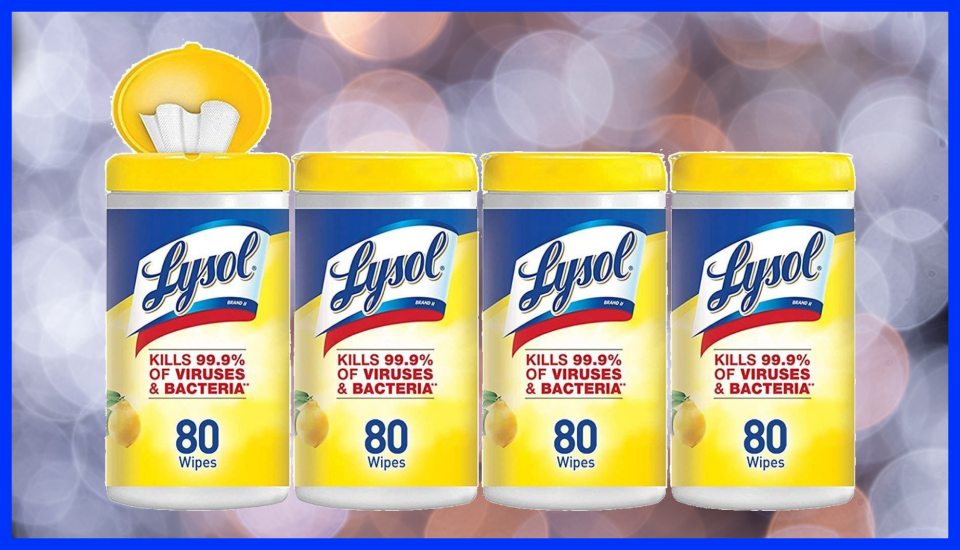 Now's your chance to stock up on Lysol Disinfecting Wipes. (Photo: Amazon)