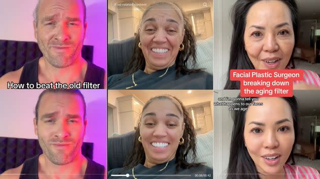 The aging filter is all over TikTok right now. It's causing some to freak out about their results. 