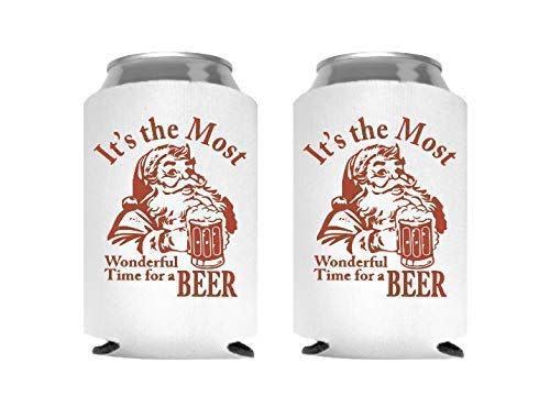 Santa Beer Can Cooler